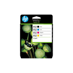 Tinteiro HP 912 Pack 4 Cores (Preto/Azul/Magenta/Amarelo)