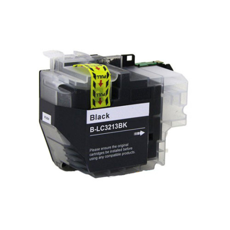 Tinteiro Brother Compativel LC-3213/LC-3211BK Preto