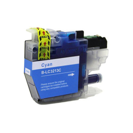 Tinteiro Brother Compativel LC-3213/LC-3211C Azul