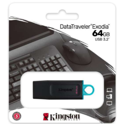 Pen Kingston 64GB Data Traveler Exodia USB 3.2