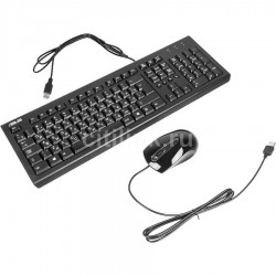 Teclado + Rato Asus U2000 C/ Fios USB Preto